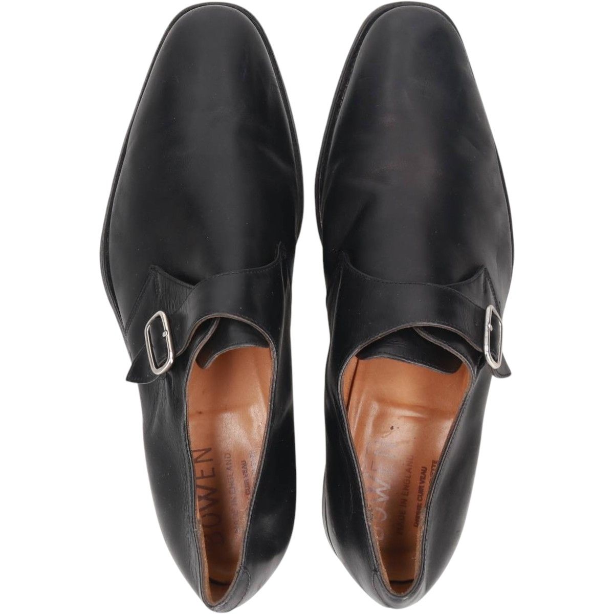古着 BOWEN モンクストラップシューズ 英国製 10 メンズ28.5cm相当/saa015056