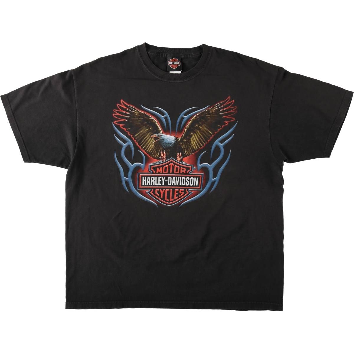 古着 ハーレーダビッドソン Harley-Davidson 鷲柄 イーグル柄 モーターサイクル バイクTシャツ メンズXL相当/eaa637066