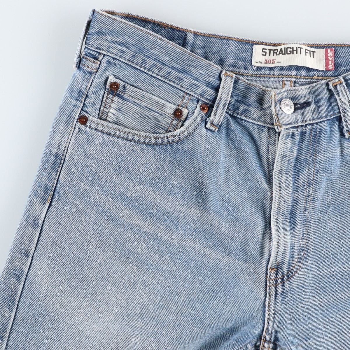 古着 リーバイス Levi's 505 STRAIGHT FIT テーパードデニムパンツ メンズw34相当/eaa634197