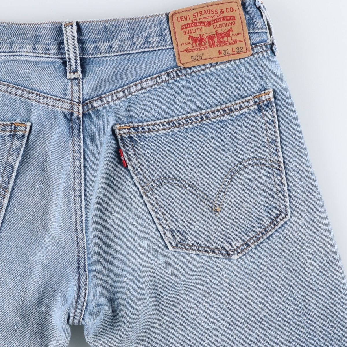 古着 リーバイス Levi's 505 STRAIGHT FIT テーパードデニムパンツ メンズw34相当/eaa634197
