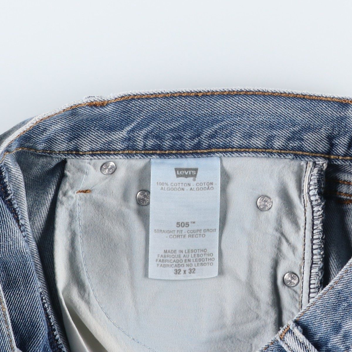 古着 リーバイス Levi's 505 STRAIGHT FIT テーパードデニムパンツ メンズw34相当/eaa634197
