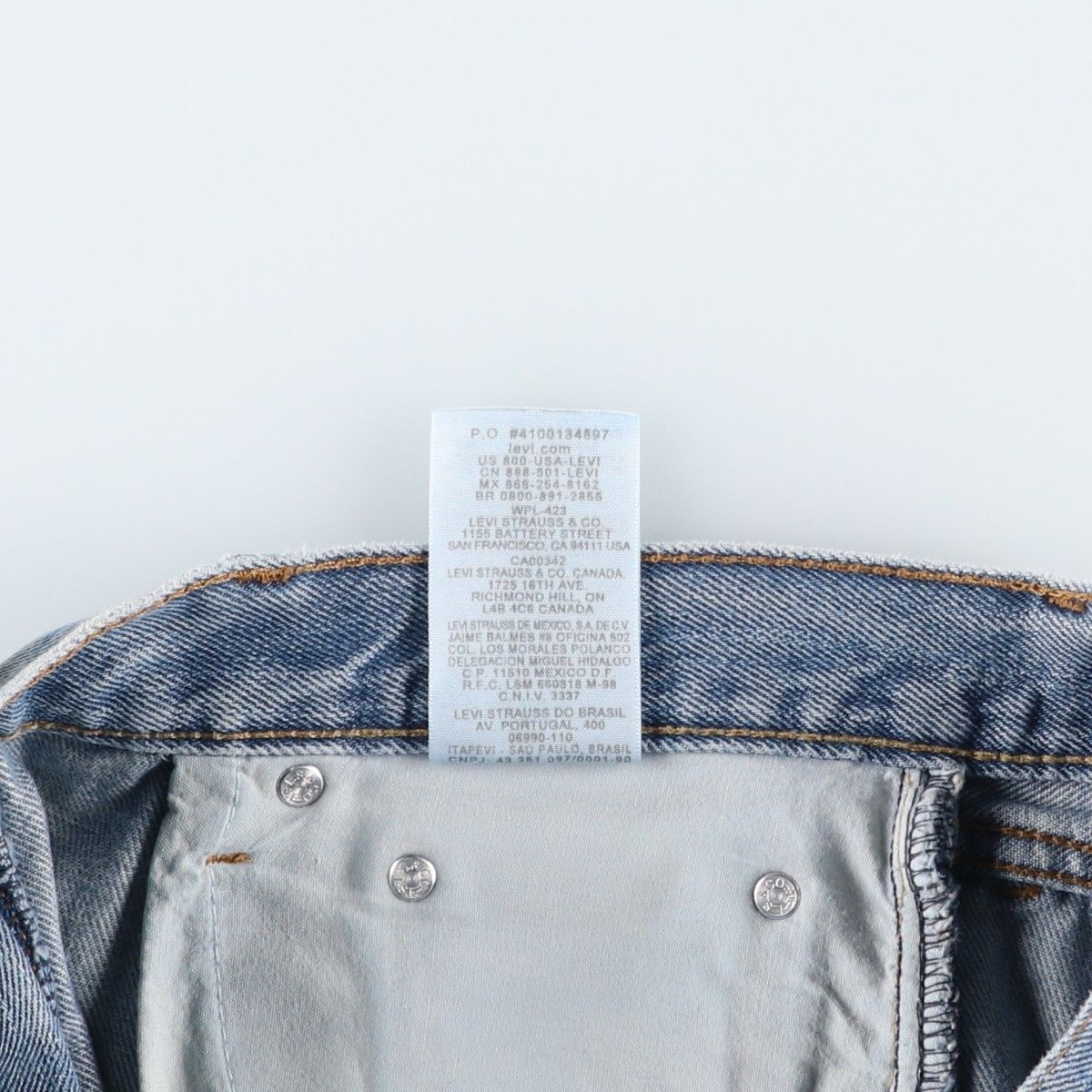 古着 リーバイス Levi's 505 STRAIGHT FIT テーパードデニムパンツ メンズw34相当/eaa634197