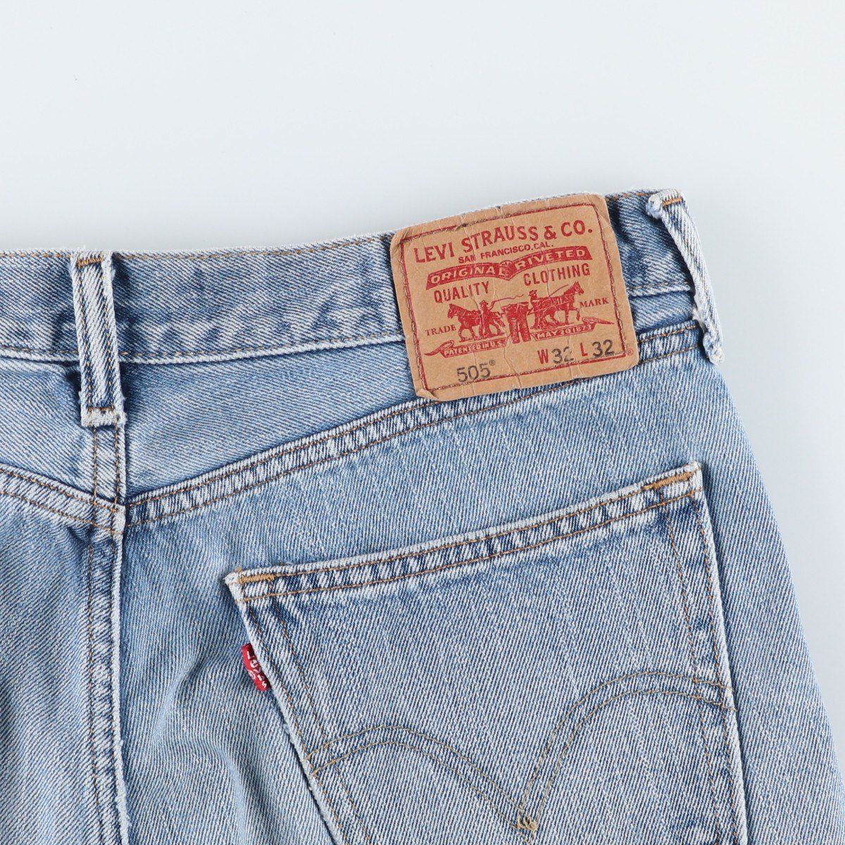 古着 リーバイス Levi's 505 STRAIGHT FIT テーパードデニムパンツ メンズw34相当/eaa634197