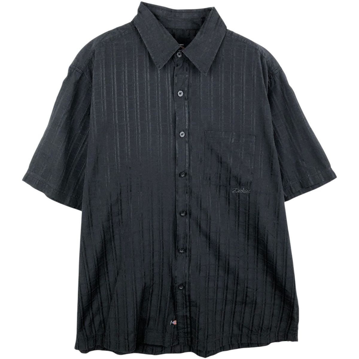 古着 ディッキーズ Dickies 半袖 ワークシャツ ボックスシャツ メンズL相当/eaa634553