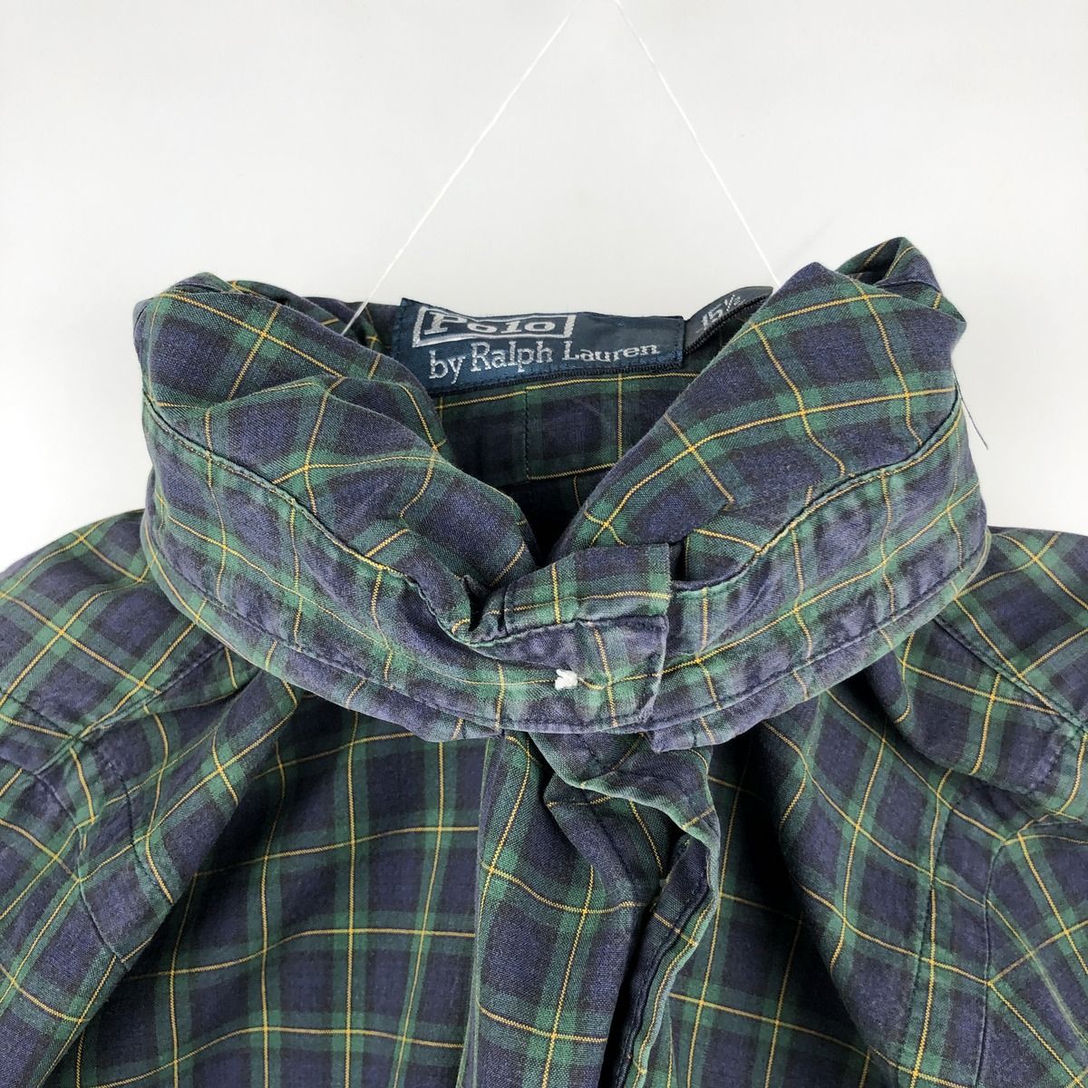 古着 ラルフローレン Ralph Lauren POLO by Ralph Lauren 長袖 ボタンダウンチェックシャツ メンズM相当/eaa634834｜その他