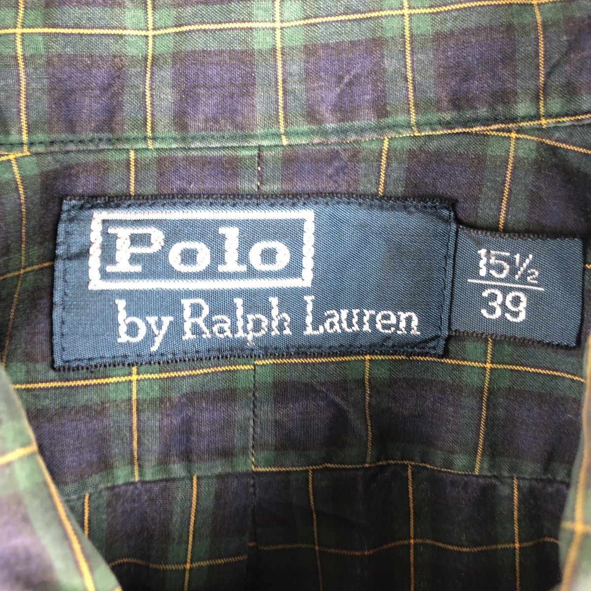 古着 ラルフローレン Ralph Lauren POLO by Ralph Lauren 長袖 ボタンダウンチェックシャツ メンズM相当/eaa634834｜その他