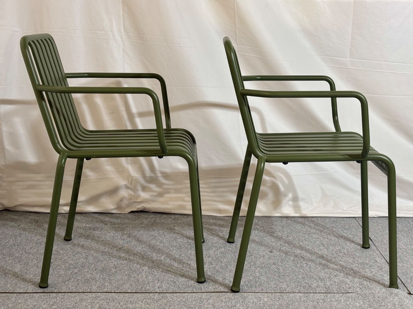 HAY パリサードチェア オリーブ ダイニングチェア 北欧家具 2脚セット