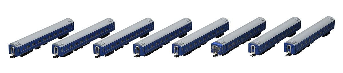 TOMIX Nゲージ 24系25形 あさかぜ・JR東日本仕様 増結セット 8両 98726 鉄道模型 客車 ブルー