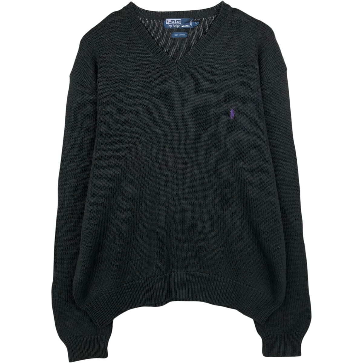 古着 ラルフローレン Ralph Lauren POLO by Ralph Lauren Vネック 