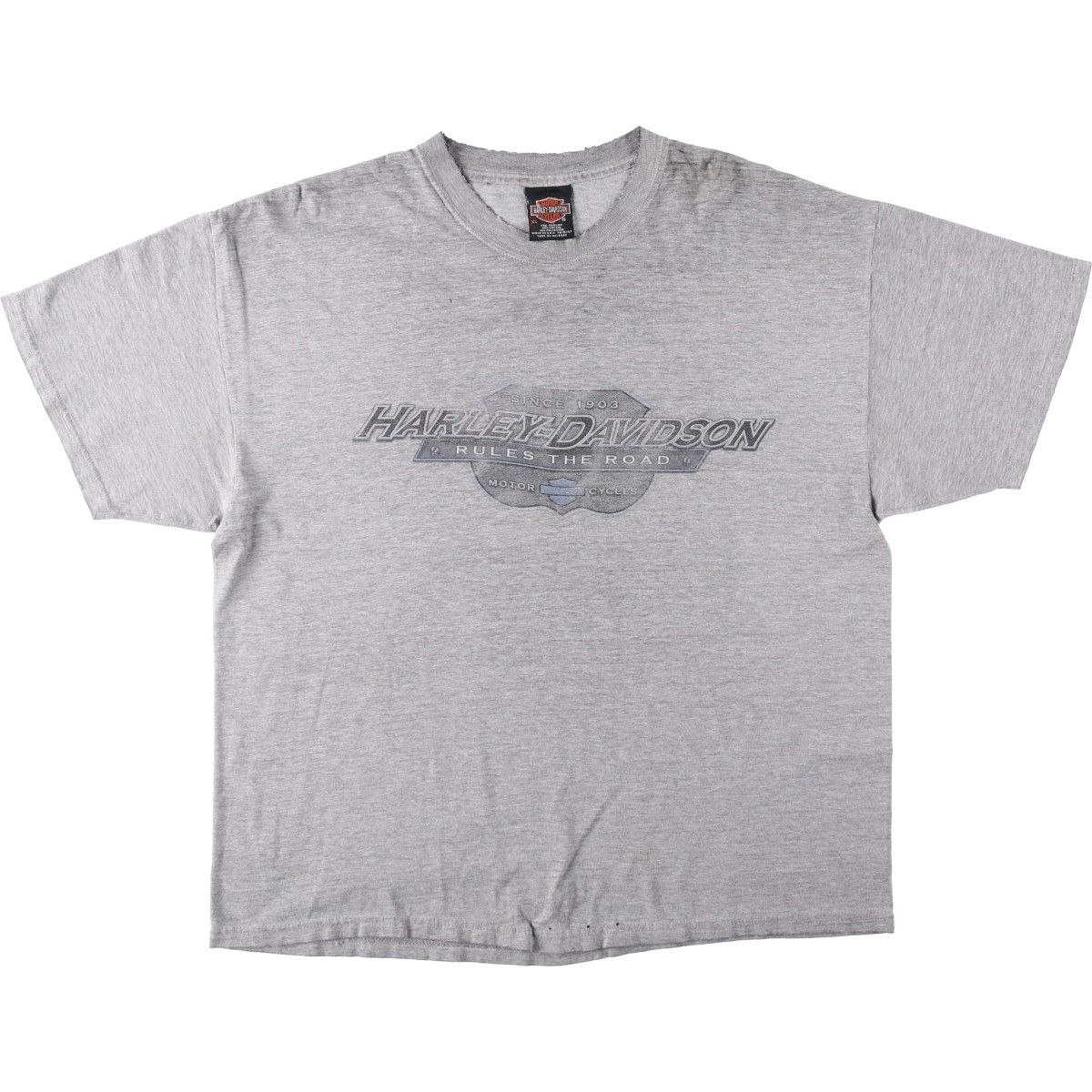 古着 Harley-Davidson ハーレーダビッドソン モーターサイクル バイクTシャツ USA製 メンズXL相当/eaa636295