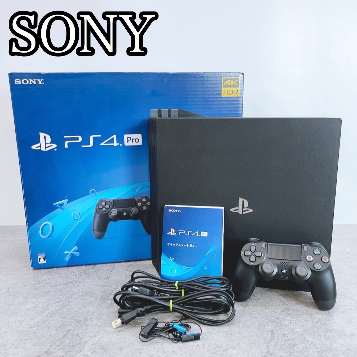 H-1330 SONY PlayStation4 Pro CUH-7200B ジェットブラック 動作確認