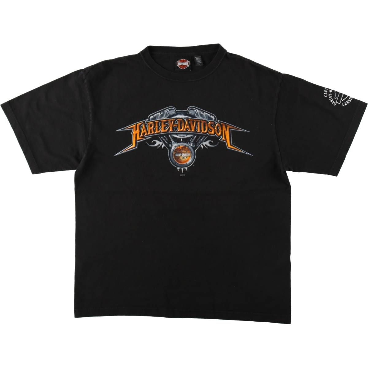 古着 00年代 ハーレーダビッドソン Harley-Davidson モーターサイクル バイクTシャツ メンズL相当/eaa637054