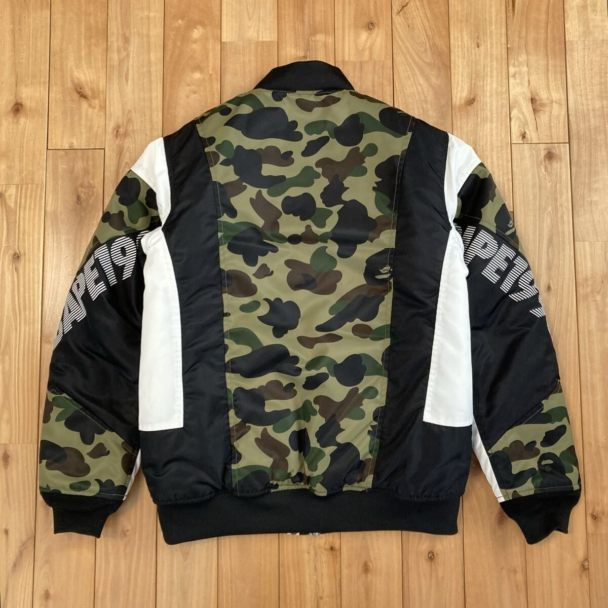 BAPE カモフラ MA-1 フライトジャケット A BATHING APE（アベイシング