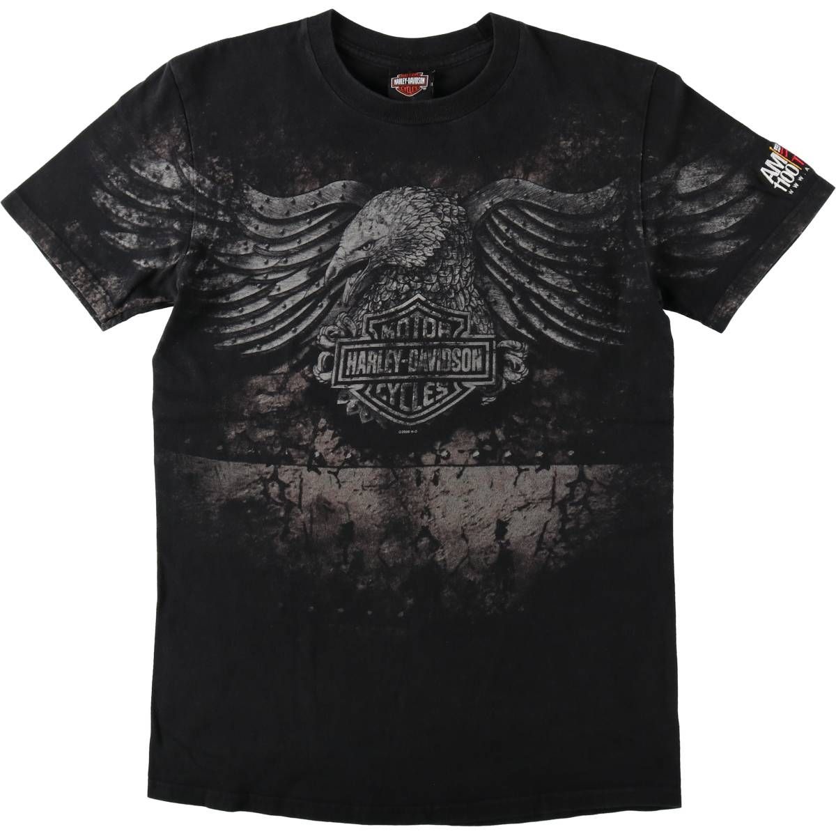 古着 00年代 ハーレーダビッドソン Harley-Davidson 鷲柄 イーグル柄 