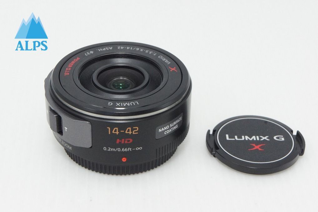 美品 Panasonic LUMIX G X VARIO PZ 14-42mm F3.5-5.6 ASPH. POWER O.I.S. H-PS14042 マイクロフォーサーズ 260423k