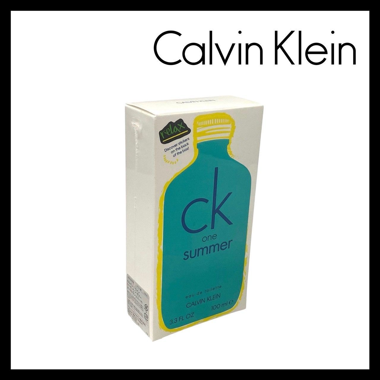 O【Calvin Klein】シーケーワン サマー オードトワレ 100ml 未開封香水/パヒューム/フレグランス カルバンクライン ck one summer EDT/EAU DE TOILETTE (68229MS1)