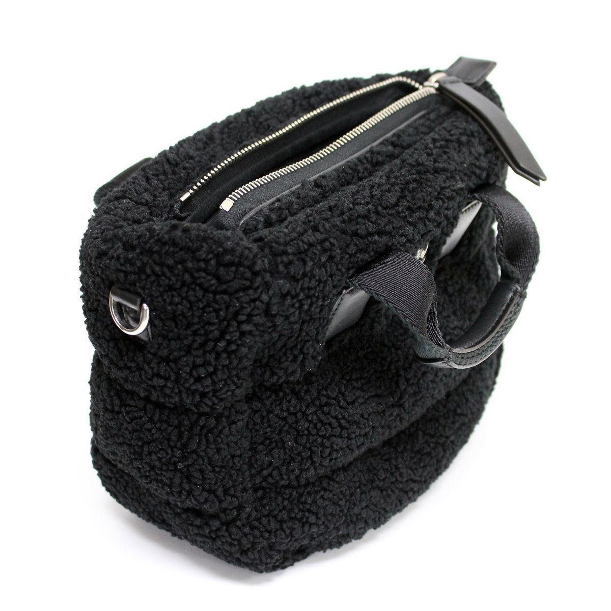 10 MONCLER モンクレール 5L00009 M3189 MICRO CARADOC ブラック トートバッグ ショルダーバッグ