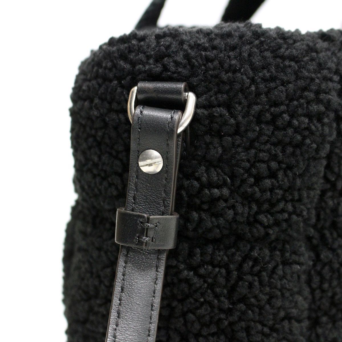 10 MONCLER モンクレール 5L00009 M3189 MICRO CARADOC ブラック トートバッグ ショルダーバッグ