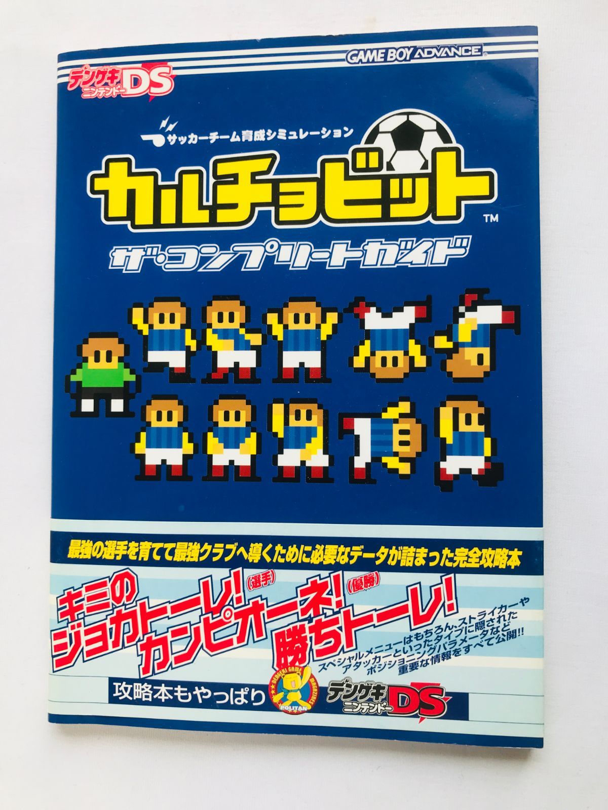 カルチョビット ザ・コンプリートガイド 攻略本 ガイド 初版 帯 Calciobit The Complete Guide Strategy Book First Edition GBA with Obi
