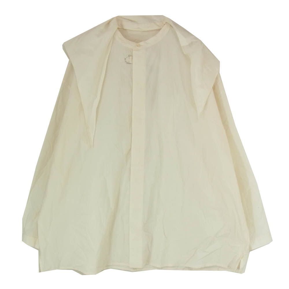 トゥーグッド toogood THE FISHERMAN SHIRT フィッシャー マン 長袖 シャツ オフホワイト系 M【中古】