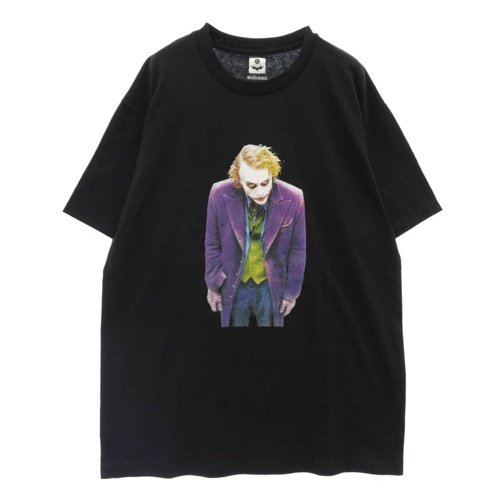 WACKO MARIA ワコマリア TDKT-WM-TEE09 THE DARK KNIGHT TRILOGY CREW NECK T-SHIRT クルーネック 半袖 Tシャツ ブラック系 L【美品】【中古】