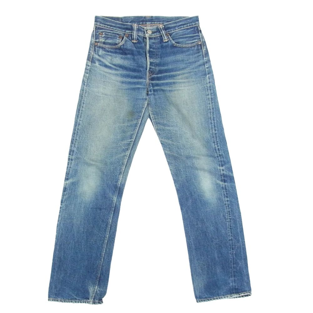 ダブルワークス DUBBLEWORKS LOT 660 ボタンフライ セルビッチ デニム パンツ インディゴブルー系 サイズ表記無【中古】