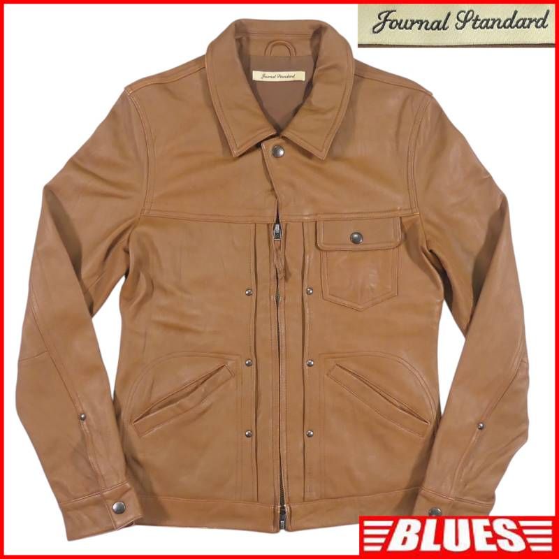 JOURNAL STANDARD ジャーナルスタンダード レザー ジャケット M 茶 羊