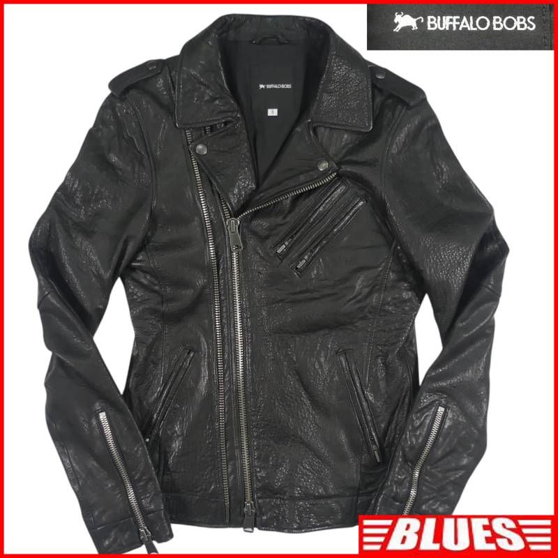 BUFFALO BOBS バッファローボブズ ライダースジャケット L 黒 ブラック