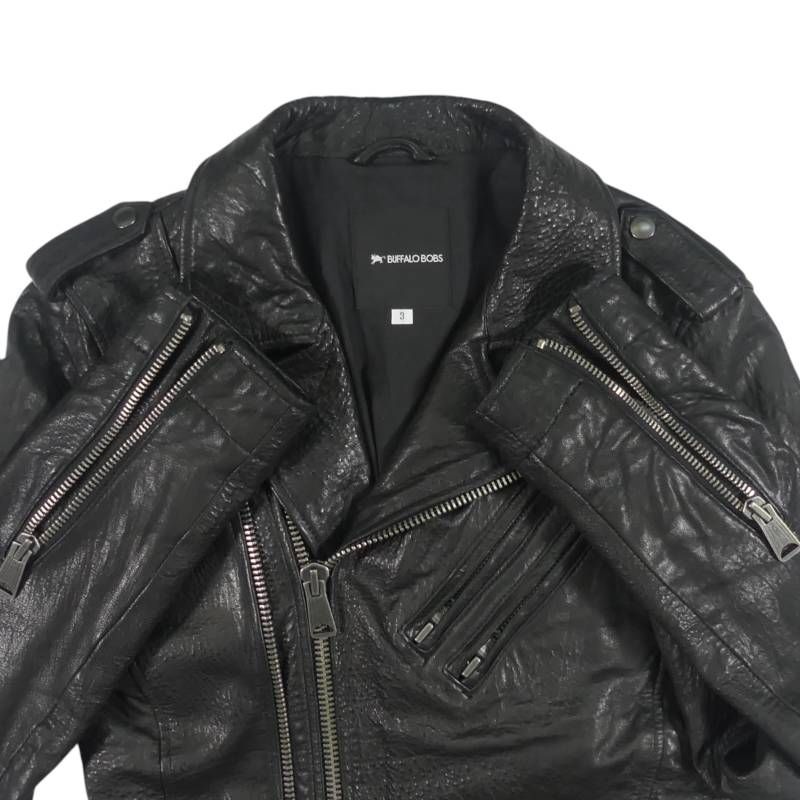 BUFFALO BOBS バッファローボブズ ライダースジャケット L 黒 ブラック