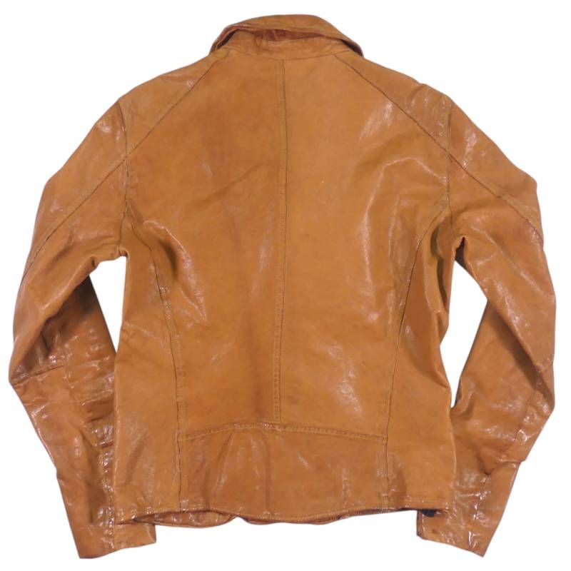 Harlem Rounge ハーレムラウンジ ライダースジャケット L 茶 キャメル