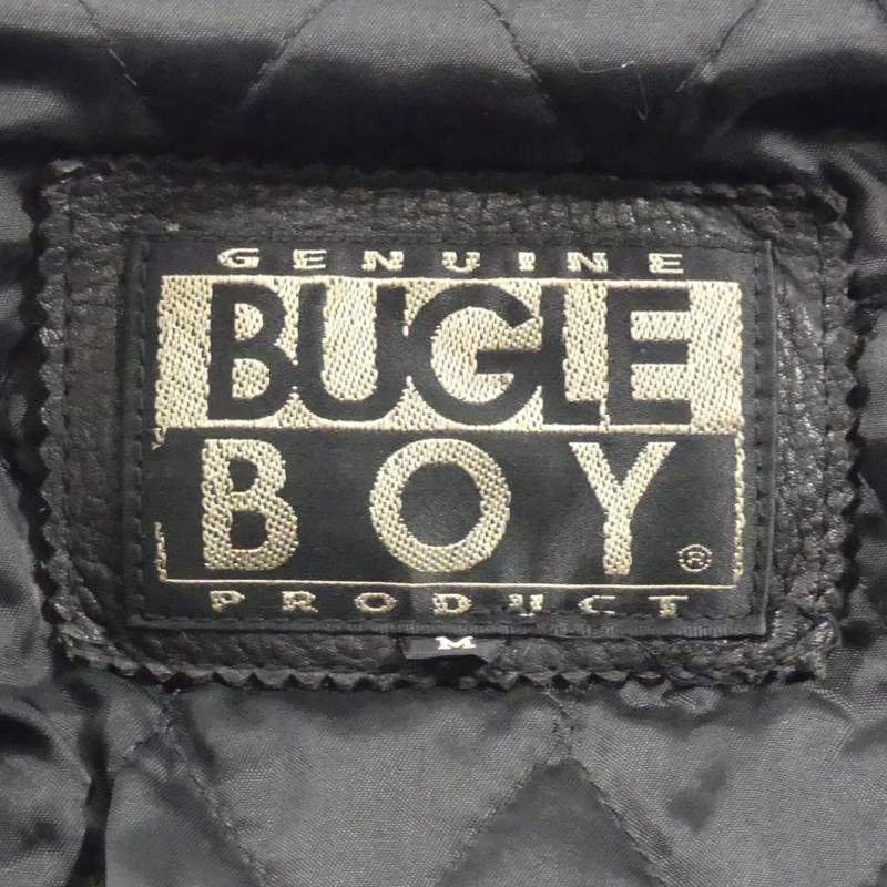 BUGLE BOY ビューグルボーイ ライダースジャケット M ブラック 黒 牛革