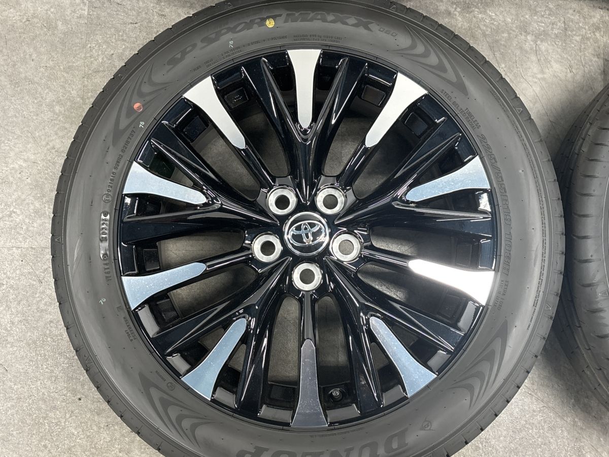 【新車外し】ヴェルファイア エグゼクティブラウンジ 純正アルミホイール４本セット 送料無料* 新車外し☆トヨタ 30系 アルファード ヴェルファイア