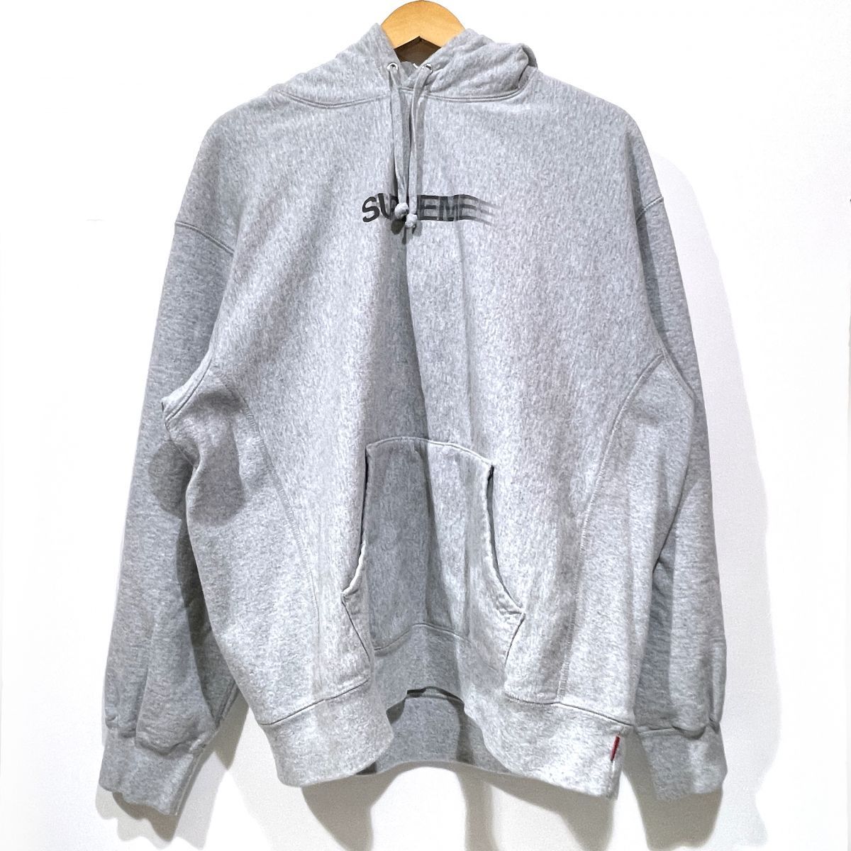 Supreme シュプリーム Motion Logo Hooded Sweatshirt パーカー グレー サイズL ※中古 【津山店】