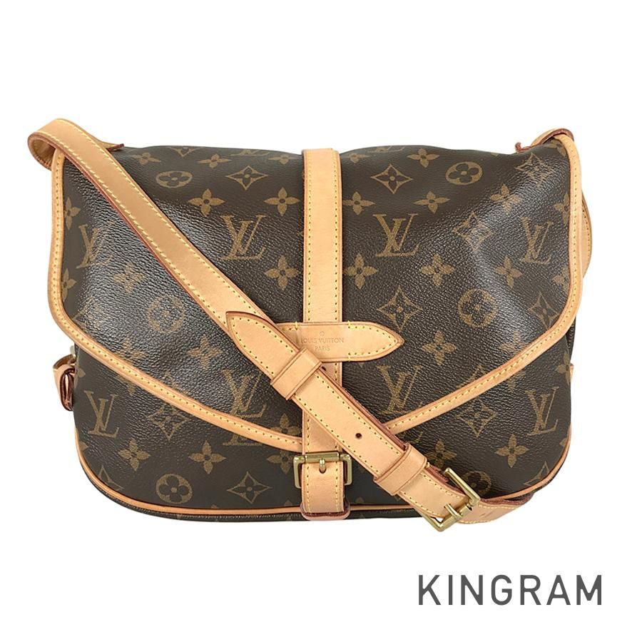 ルイ・ヴィトン LOUIS VUITTON モノグラム ソミュール 30 M42256 PVC ショルダーバッグ sst【中古】