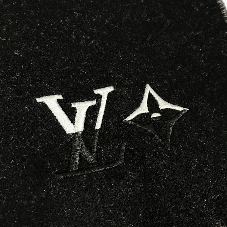 ルイ・ヴィトン LOUIS VUITTON LV デュアル M79083 メンズ マフラー st