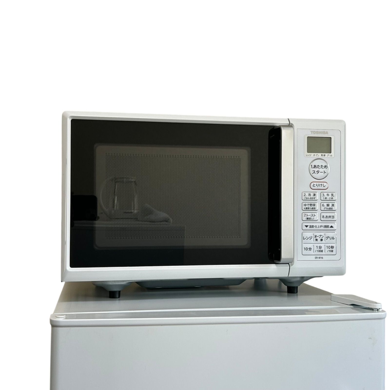 生活家電 【美品】TOSHIBA 電子レンジ オーブン16L ER-W16 ホワイト