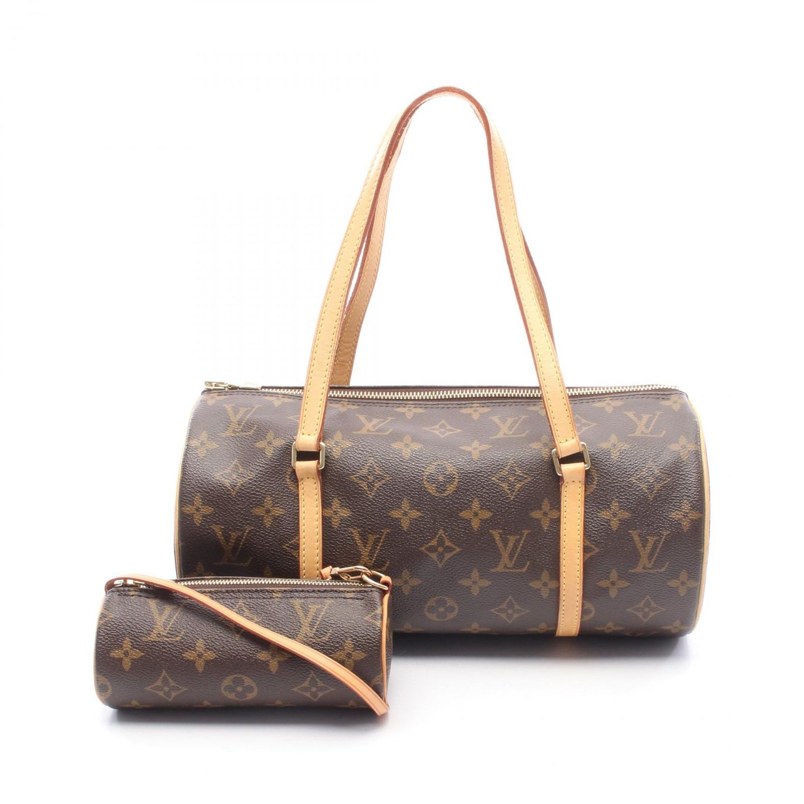 ルイ・ヴィトン LOUIS VUITTON ハンドバッグ パピヨン30 モノグラム M51385 PVCコーティングキャンバス レザー パピヨンGM レディース Used B