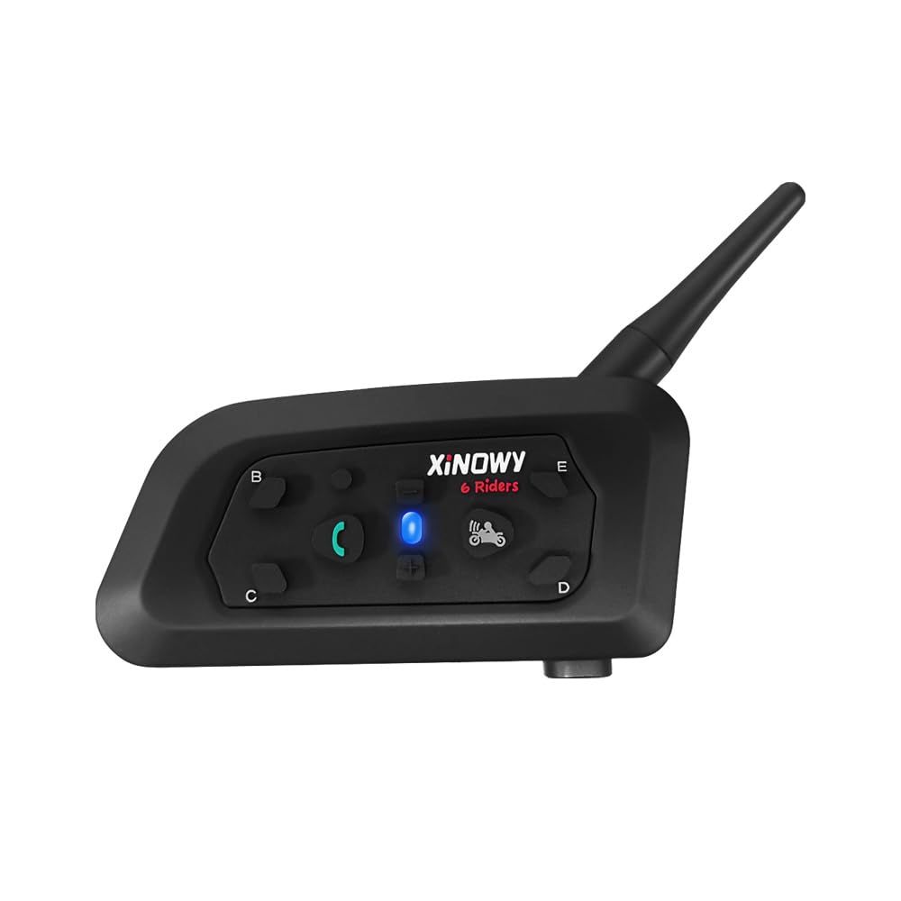 Mihono 6Riders インカム バイク用 V6Pro 昇級版 1200Ｍ 12時間通話通信機器 IP65防水 gps Bluetooth ツーリング ヘルメット用 インターコム ヘッドセット 日本語取扱書 技適認証済