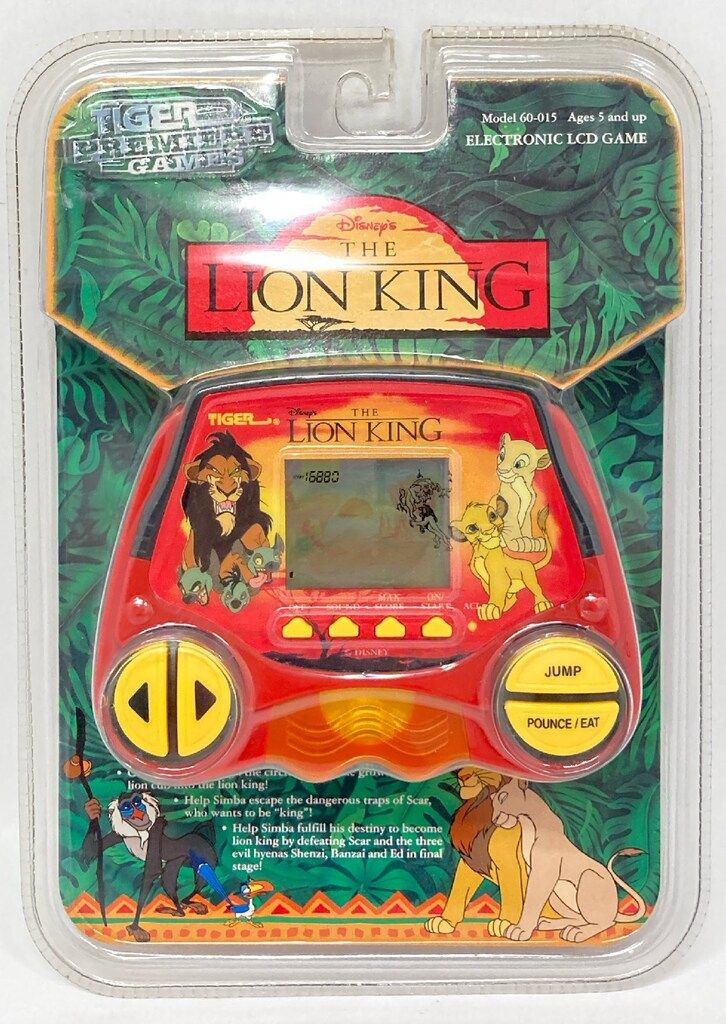 TIGER ELECTRONIC LCD GAME THE LION KING