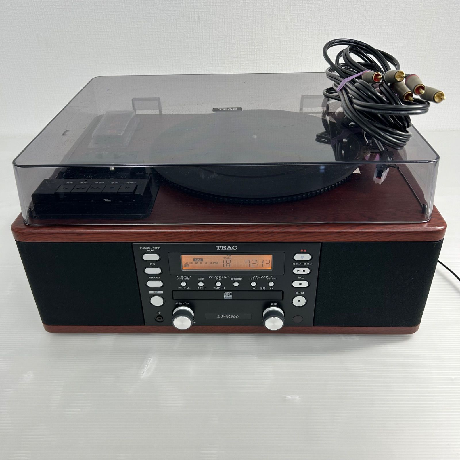 ☆CD カセットレコード レコーダー レコードプレーヤー ☆TEAC LP-R500 2009年製