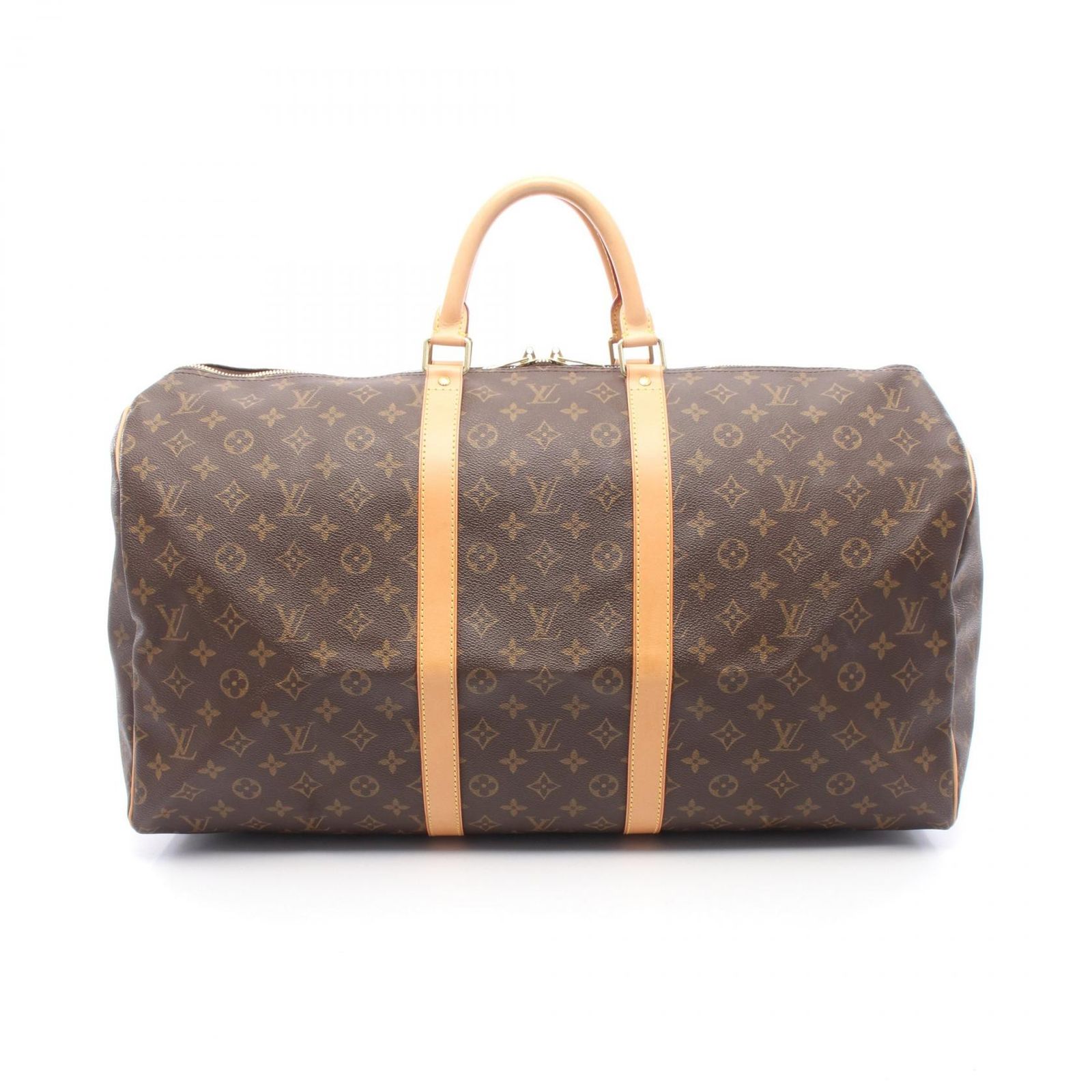 ルイ・ヴィトン LOUIS VUITTON ボストンバッグ キーポル55 モノグラム M41424 PVCコーティングキャンバス レザー キーポル55 ユニセックス Used A
