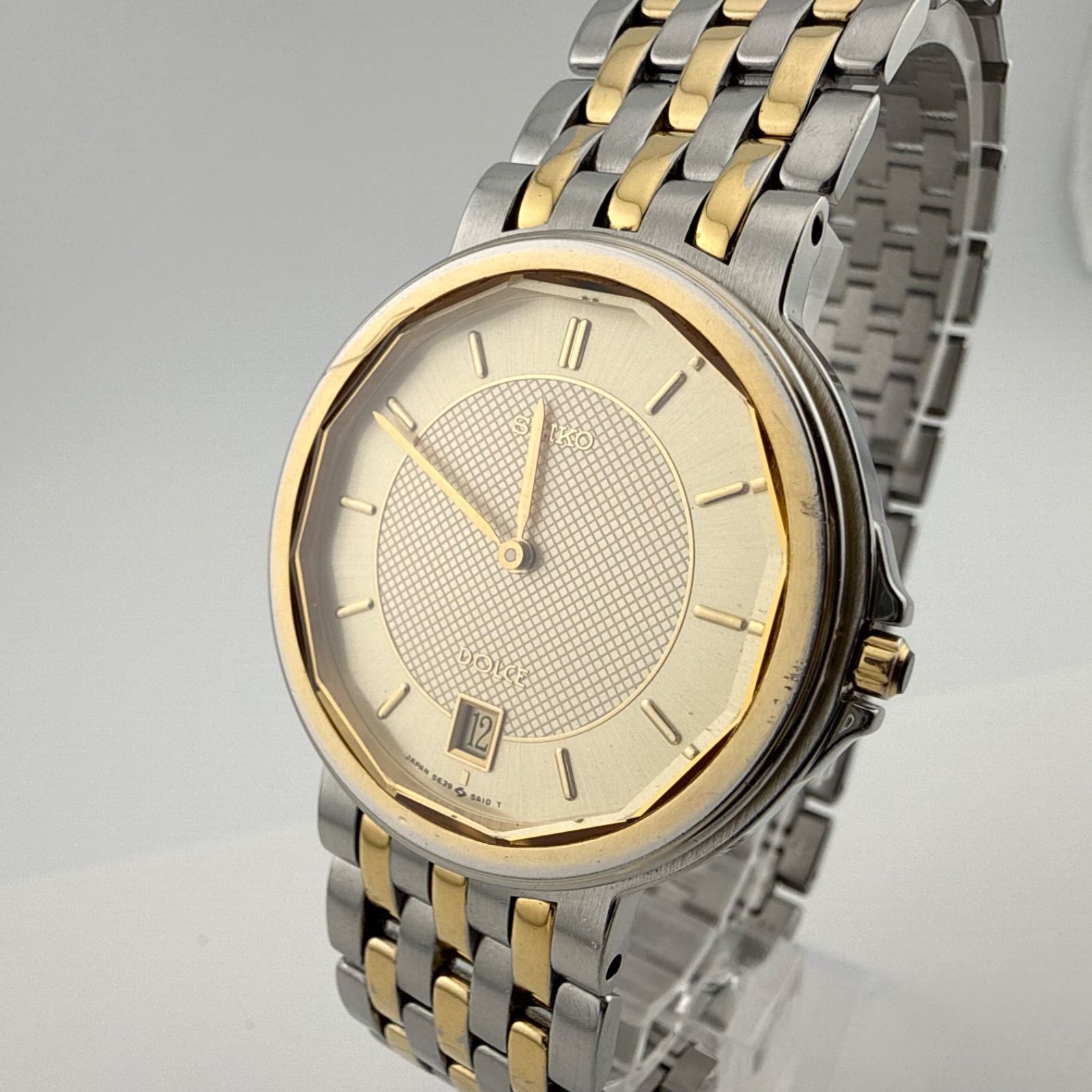 SEIKO 5E39-5A00 セイコー DOLCE ドルチェ メンズ 腕時計 クォーツ 