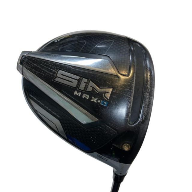 【中古】 テーラーメイド SIM MAX-D 9° ドライバー DR 純正特注シャフト (フレックスS) メンズ 男性用 右利き 右用 Cランク ゴルフクラブ