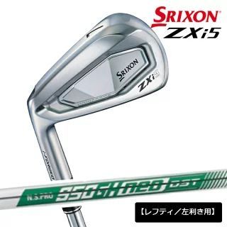 【硬さ：S/R】【レフティ／左利き用】ダンロップ メンズ スリクソン ZXi5 アイアン 5本組(6-9、PW) NS PRO 950 GH neo DST スチールシャフト 日本シャフト装着 アイアンセット