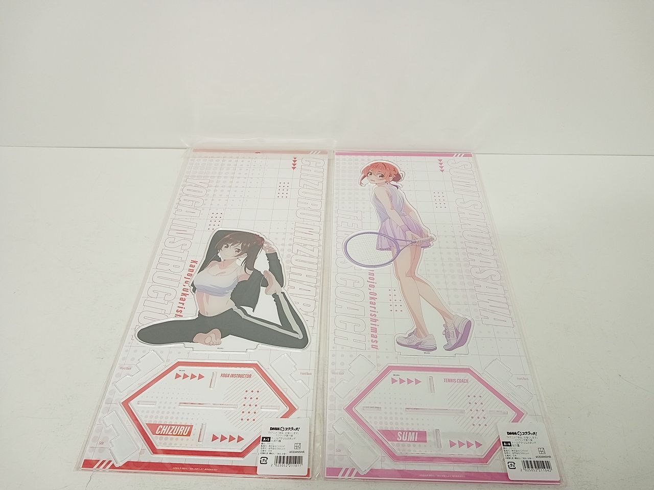 TVアニメ 彼女、お借りします スクラッチ第六弾 トールアクリルスタンド 水原千鶴 桜沢墨 2点セット 未開封 [MO-7177] 16,060円