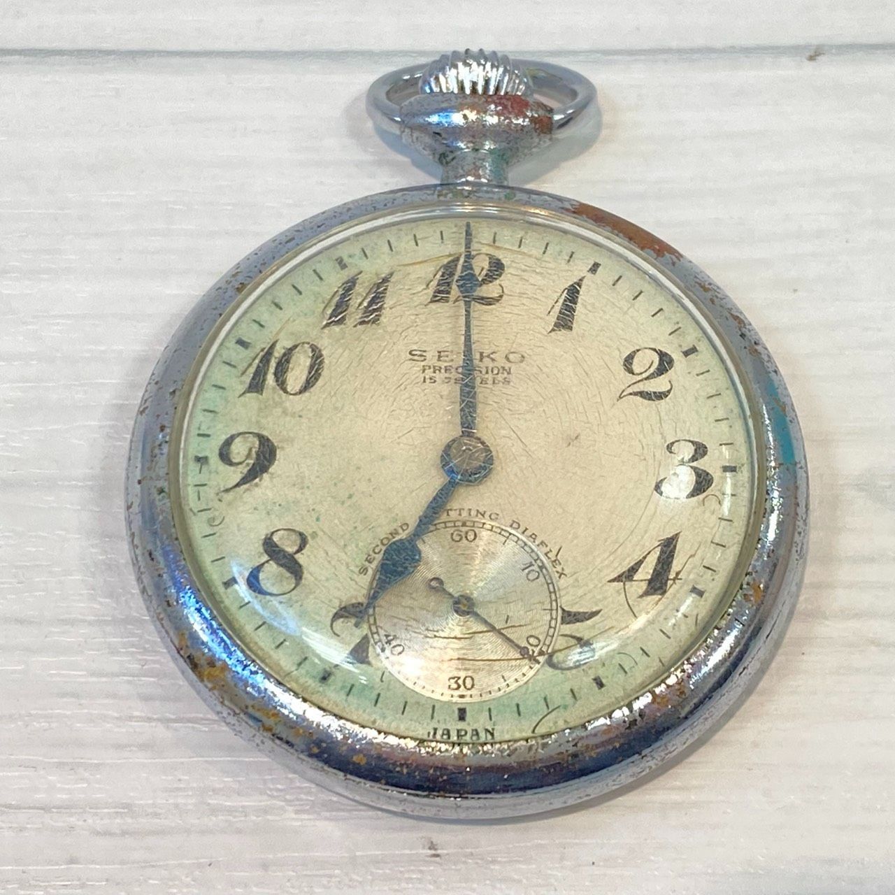 【塩】SEIKO セイコー 懐中時計 国鉄 昭和35年 1832 手巻き 不動 【23681SK】E12