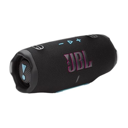 【新品】JBL CHARGE 6 / ポータブルスピーカー/Bluetooth対応 / IP68 防塵防水/USB-C/アプリ対応/機能/ハンドストラップ付属/AURA CAST マルチスピーカー接続/ファンキーブラック / JBLCHARG c71010c2