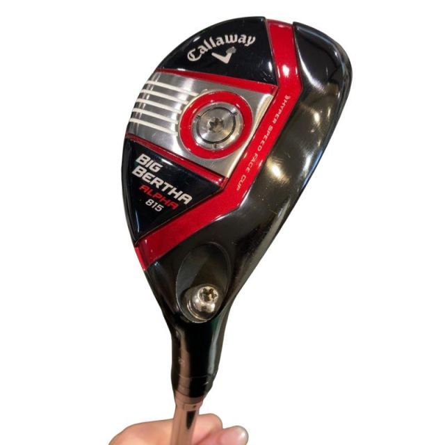 【中古】 キャロウェイ BIG BERTHA ALPHA 815 18° ユーティリティ UT リシャフト (フレックスその他) メンズ 男性用 右利き 右用 Cランク ゴルフクラブ