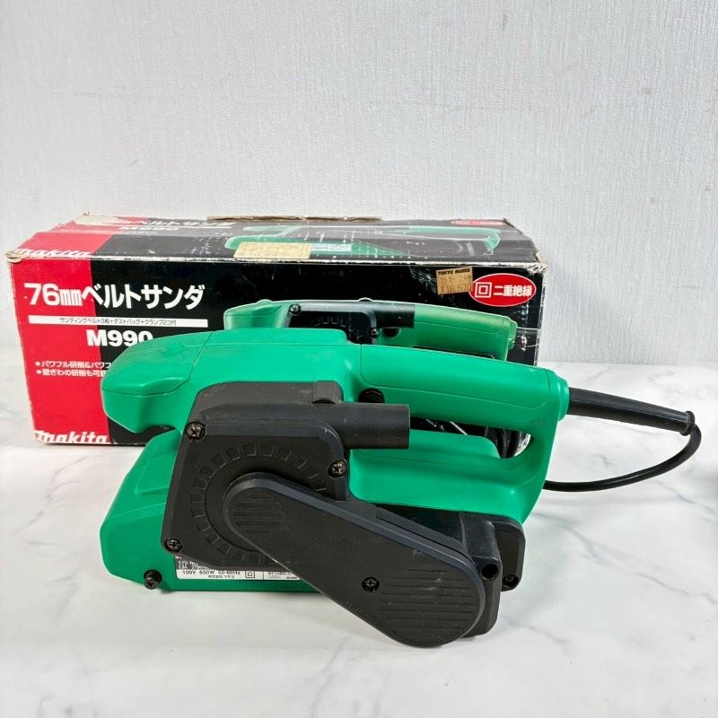 Makita ベルトサンダー M990 マキタ 76mm 100V 502K