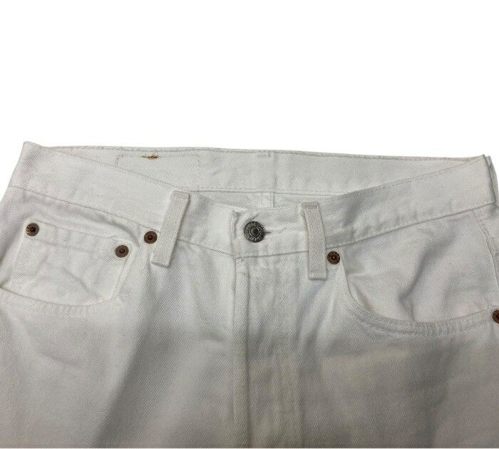 美品/LEVI'S/リーバイス/501/USA製/90'S/チェーンステッチ/ホワイト